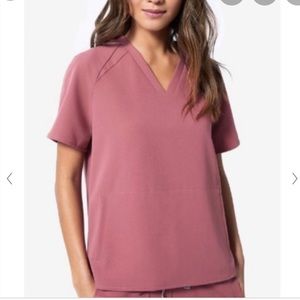 Figs Kumba scrub top mauve